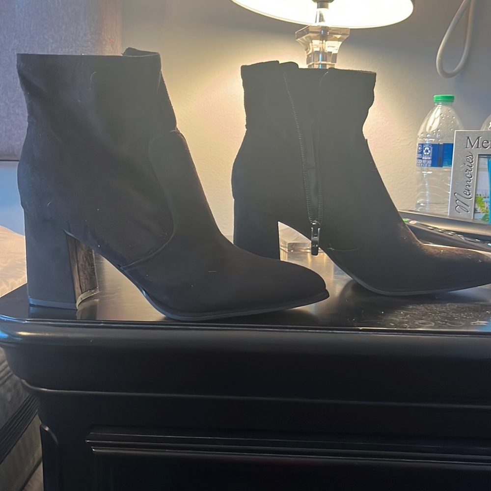 Black booties brand new